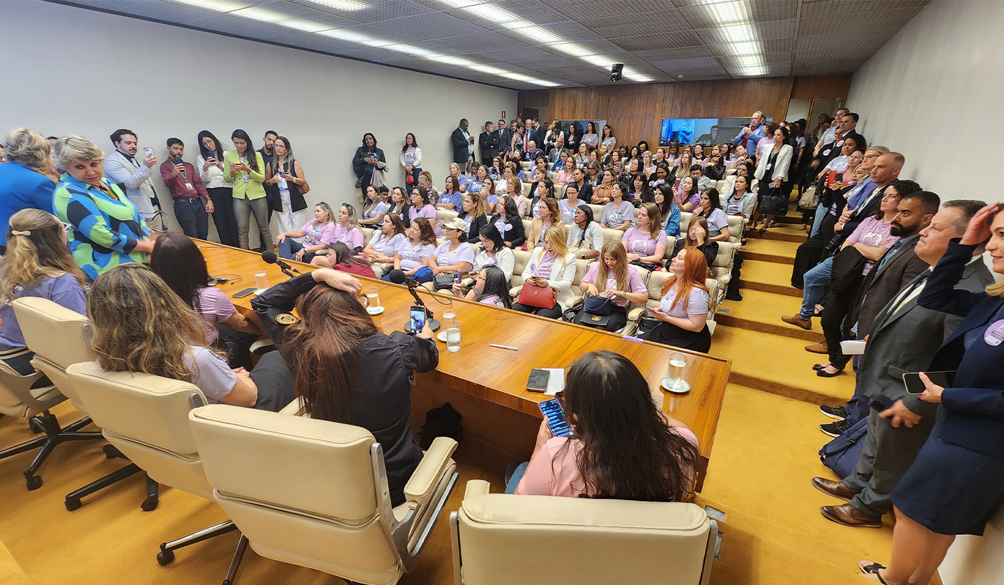 SINPRF/MS participa de mobilização em defesa da aposentadoria diferenciada para mulheres policiais